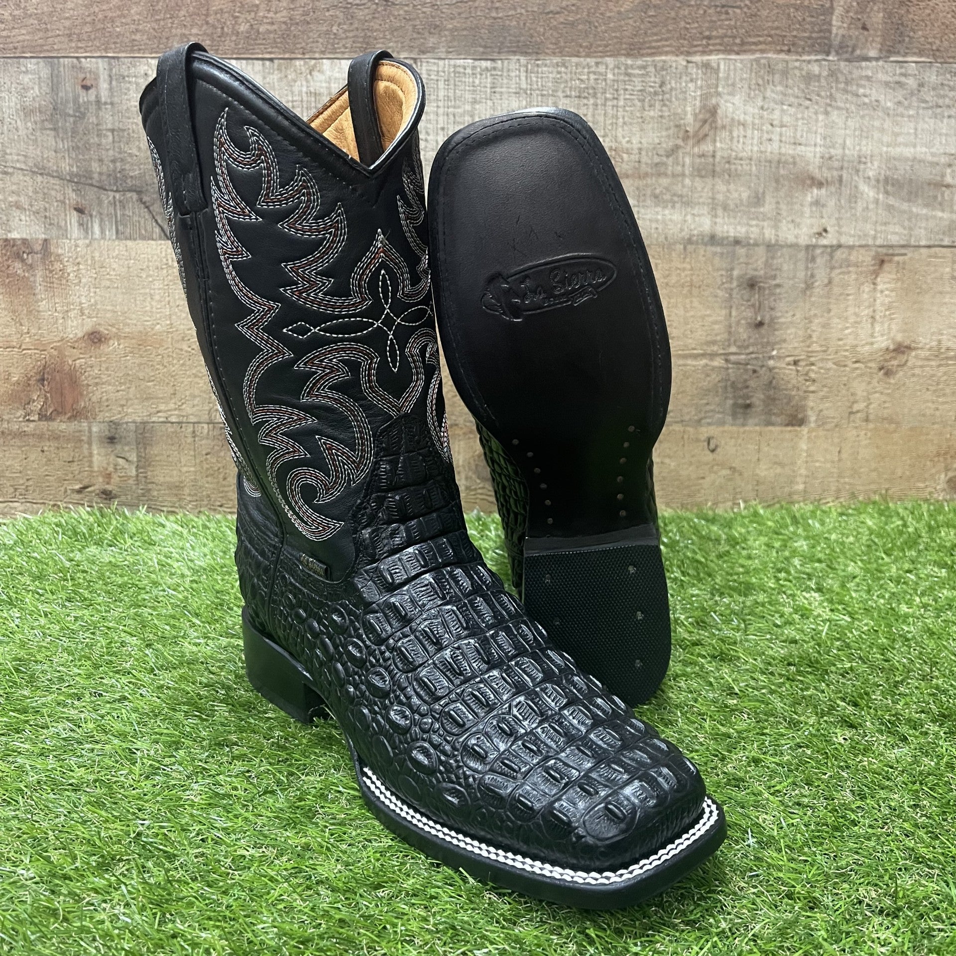 Cowboy boots crocodile best sale