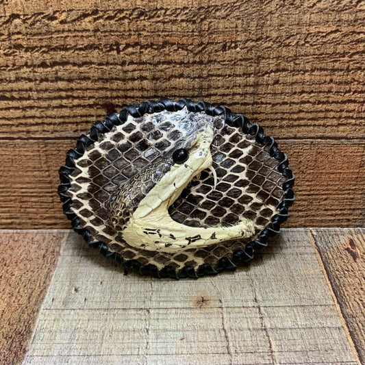 Western Cowboy Cowgirl Python Buckle Hebilla Vaquera Piton