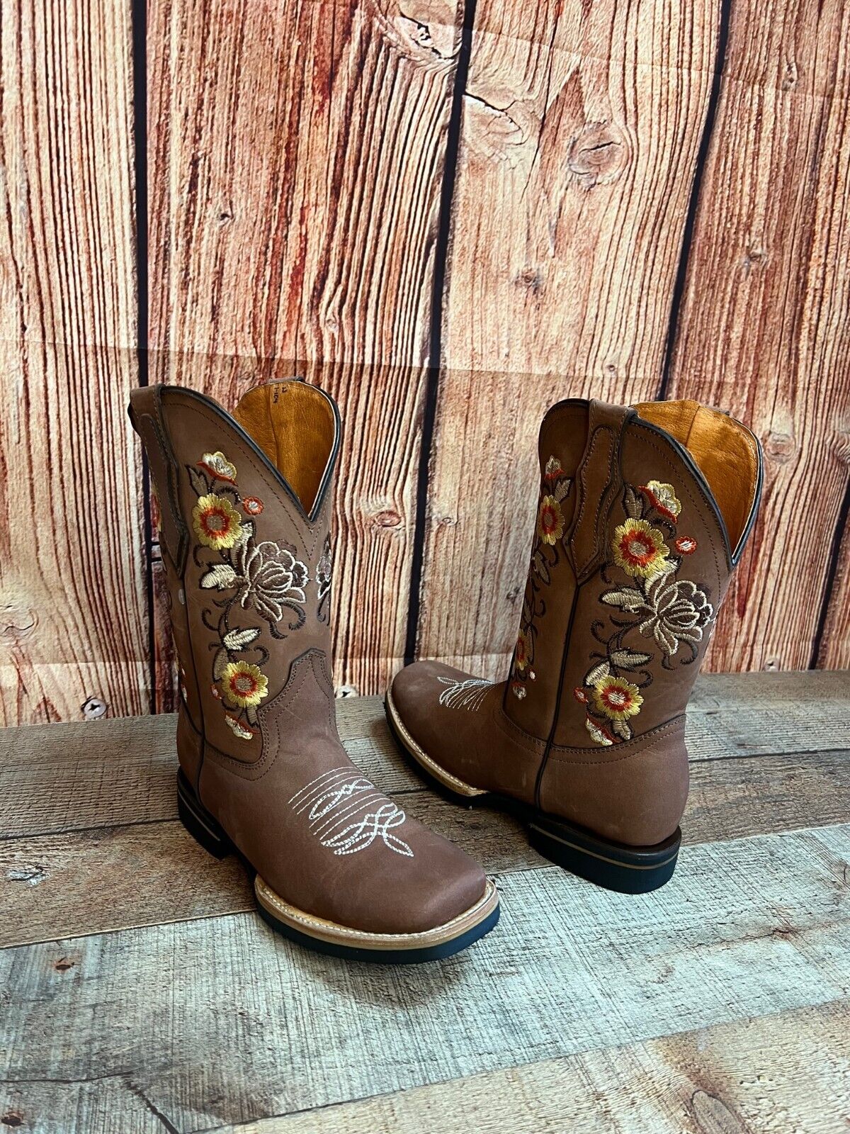 Women's Cowgirl Rodeo Boots Wide Calf Est.709 Tubo Ancho Dama