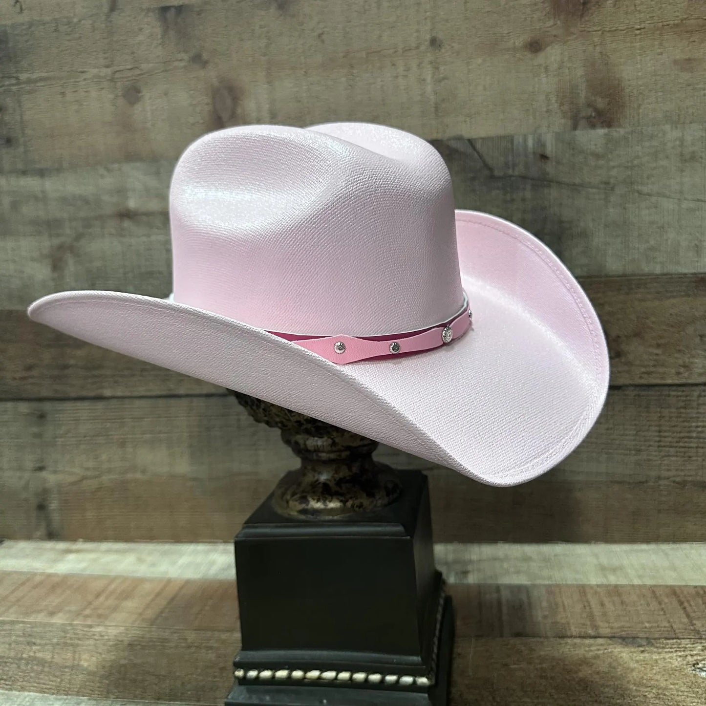 Kid's Pink Western Hat Wide Brim Sombrero Vaquero Rosa