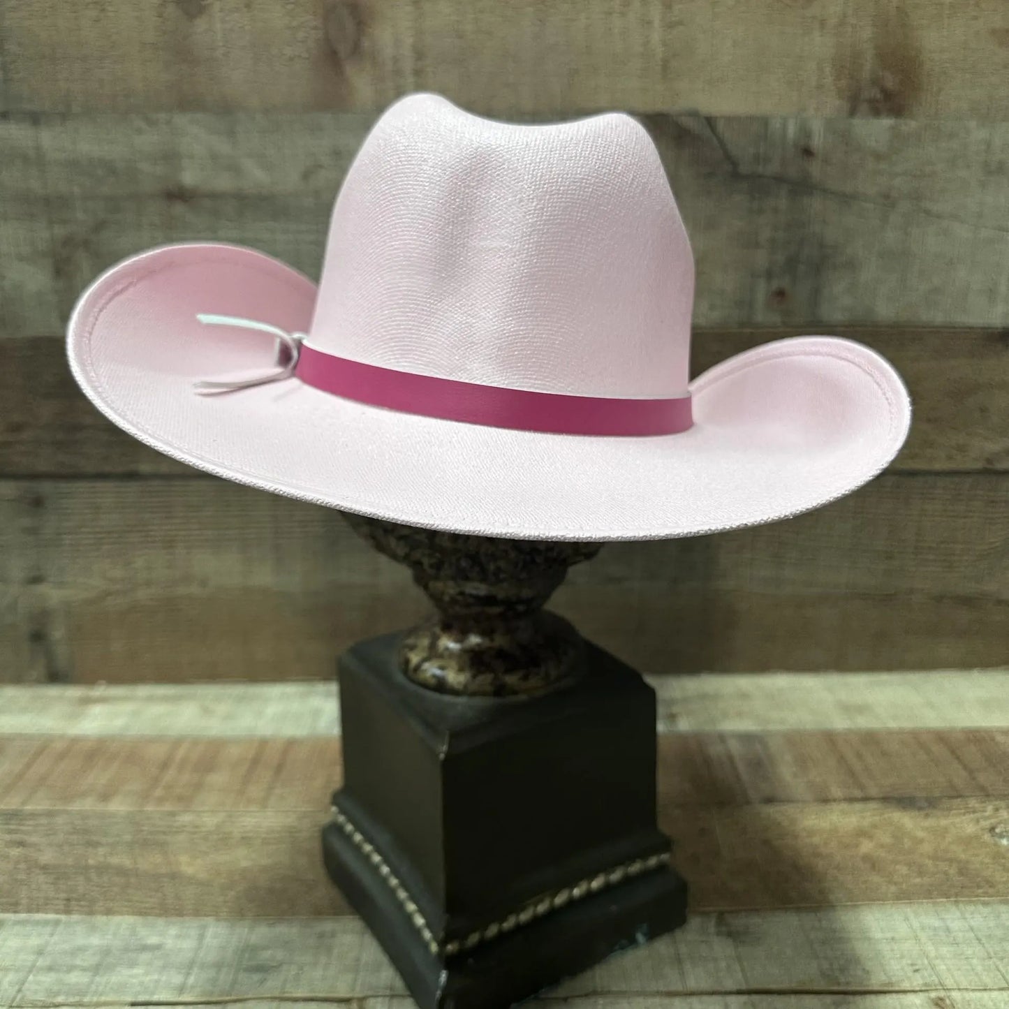 Kid's Pink Western Hat Wide Brim Sombrero Vaquero Rosa