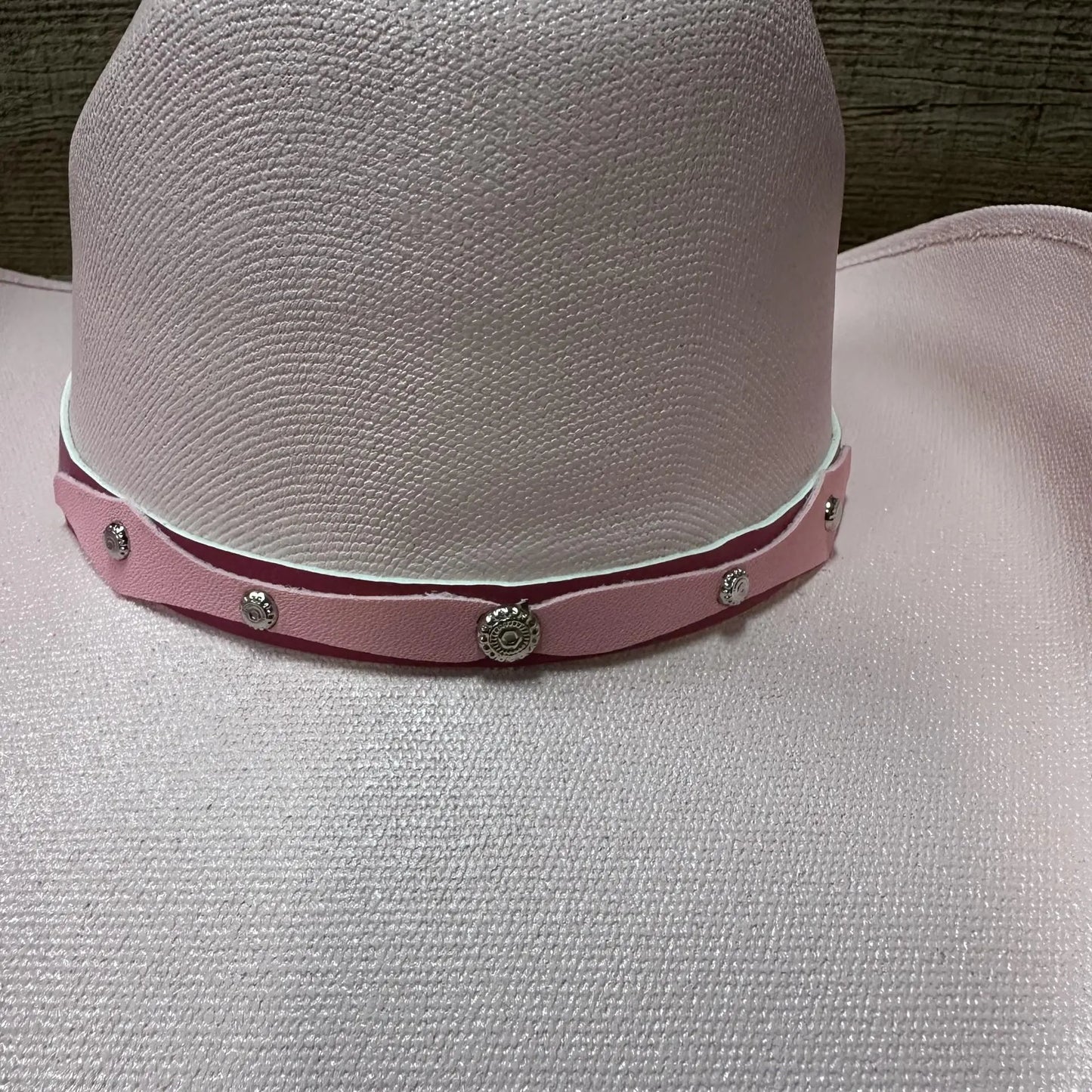 Kid's Pink Western Hat Wide Brim Sombrero Vaquero Rosa