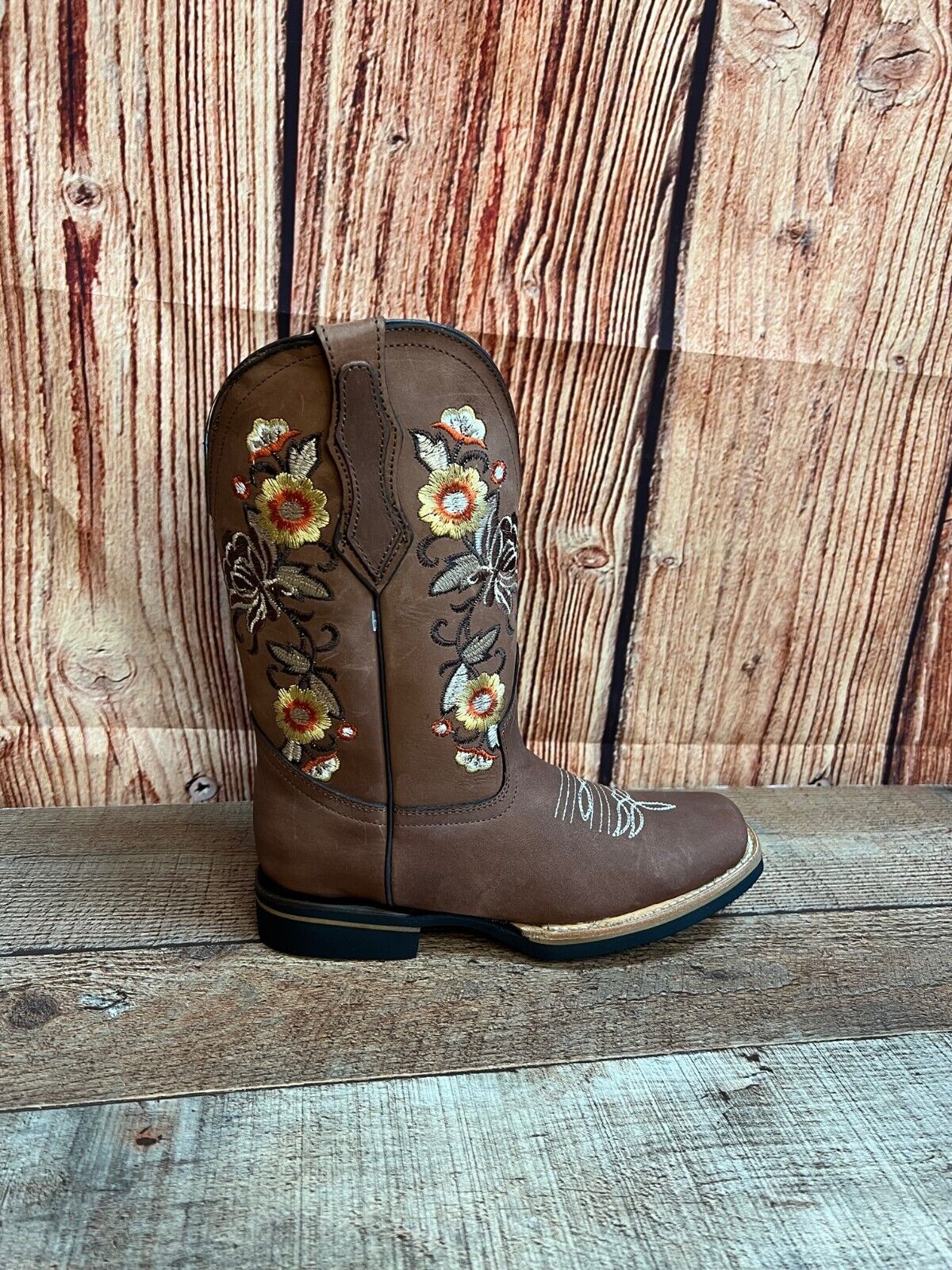 Women's Cowgirl Rodeo Boots Wide Calf Est.709 Tubo Ancho Dama