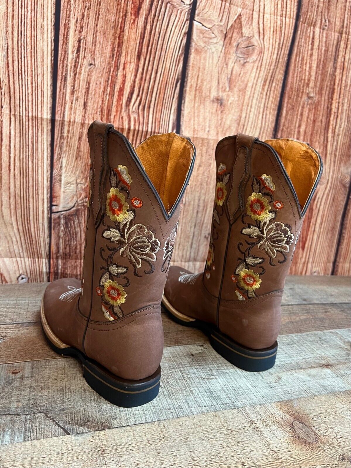 Women's Cowgirl Rodeo Boots Wide Calf Est.709 Tubo Ancho Dama