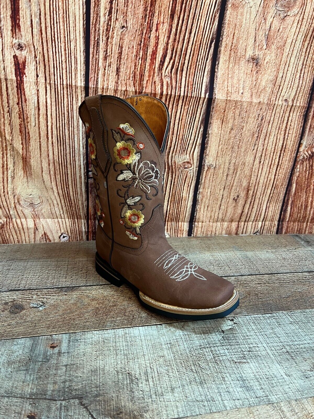 Women's Cowgirl Rodeo Boots Wide Calf Est.709 Tubo Ancho Dama