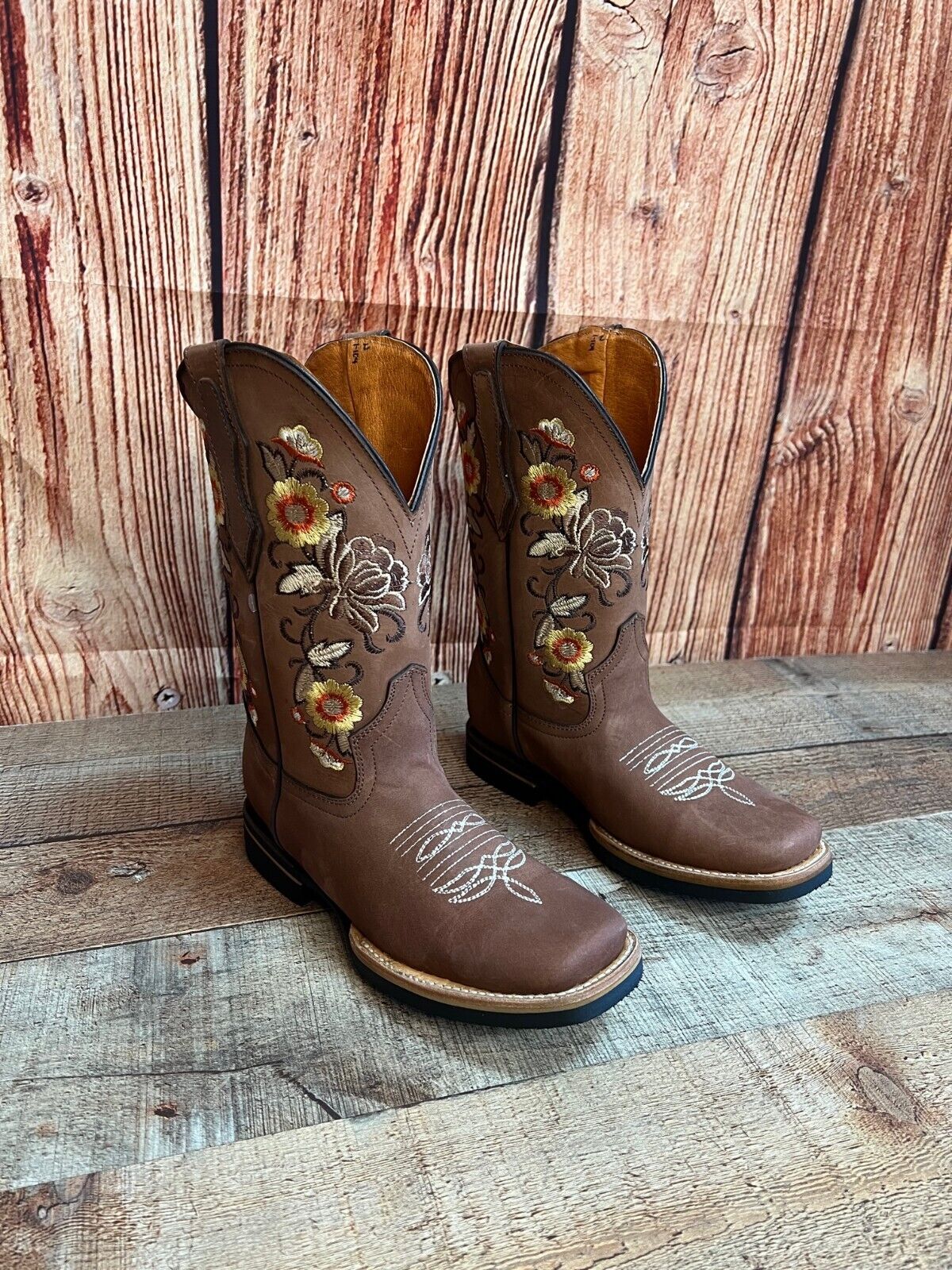 Women's Cowgirl Rodeo Boots Wide Calf Est.709 Tubo Ancho Dama